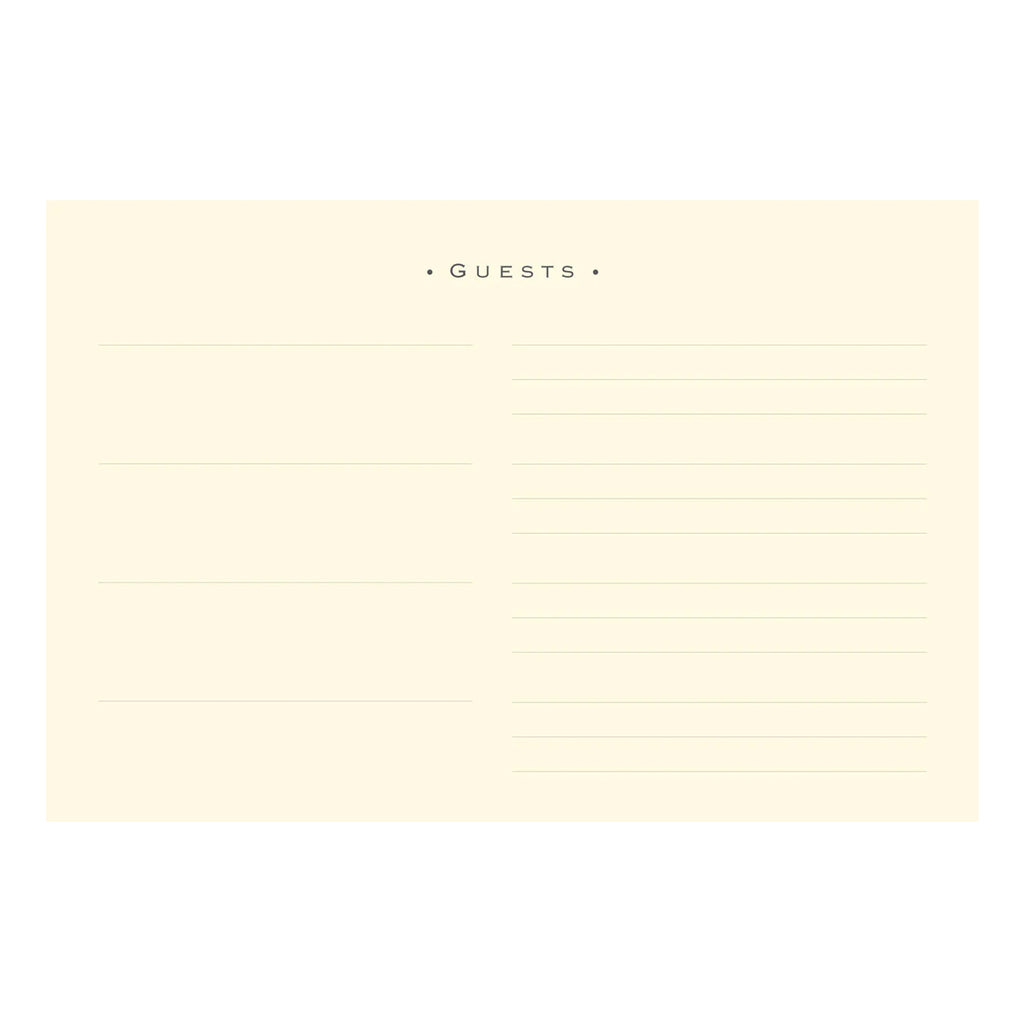 Seafoam Leather Guestbook