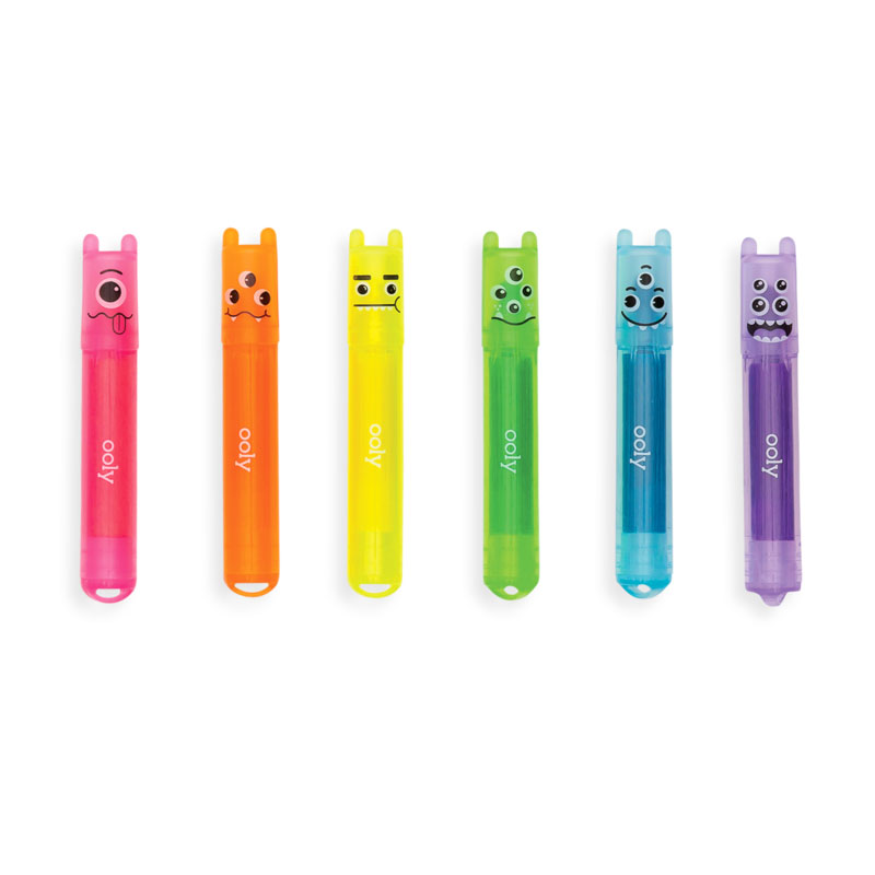 Mini Monster Scented Markers - 6 pack