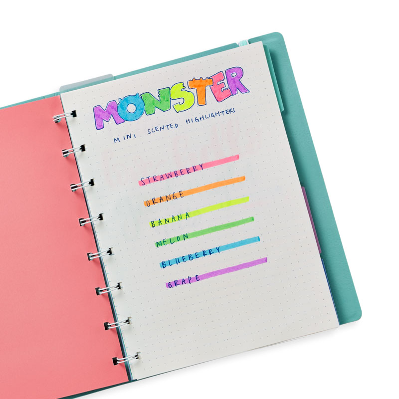 Mini Monster Scented Markers - 6 pack