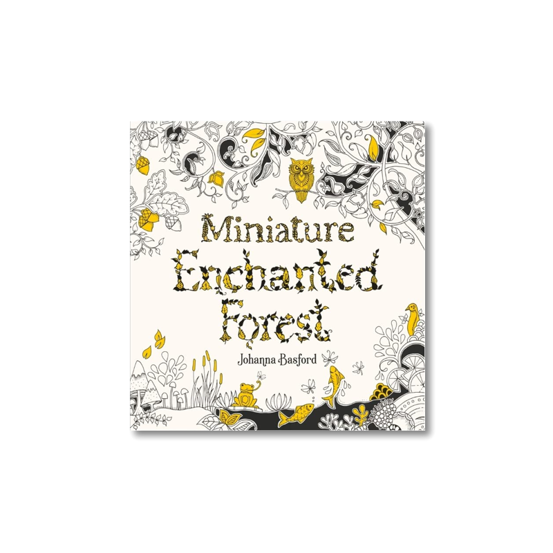 Miniature Enchanted Forest Colouring Book