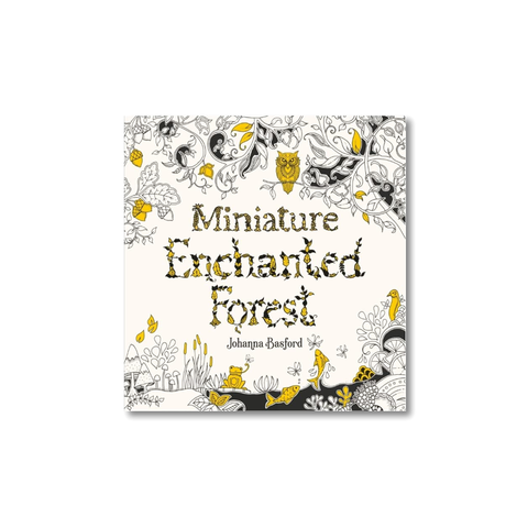 Miniature Enchanted Forest Colouring Book