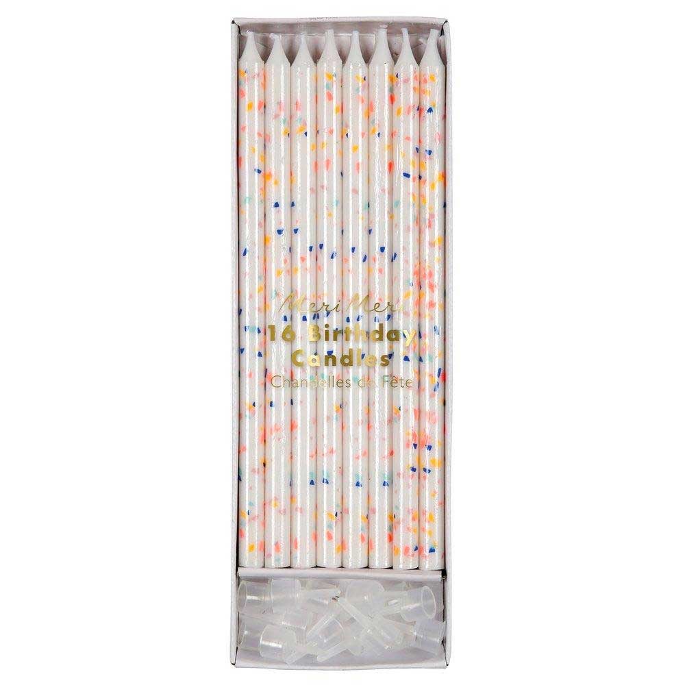 Multi Flecks Birthday Candles