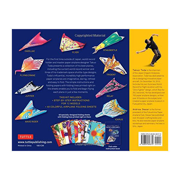 Out of This World Paper Airplanes Kit