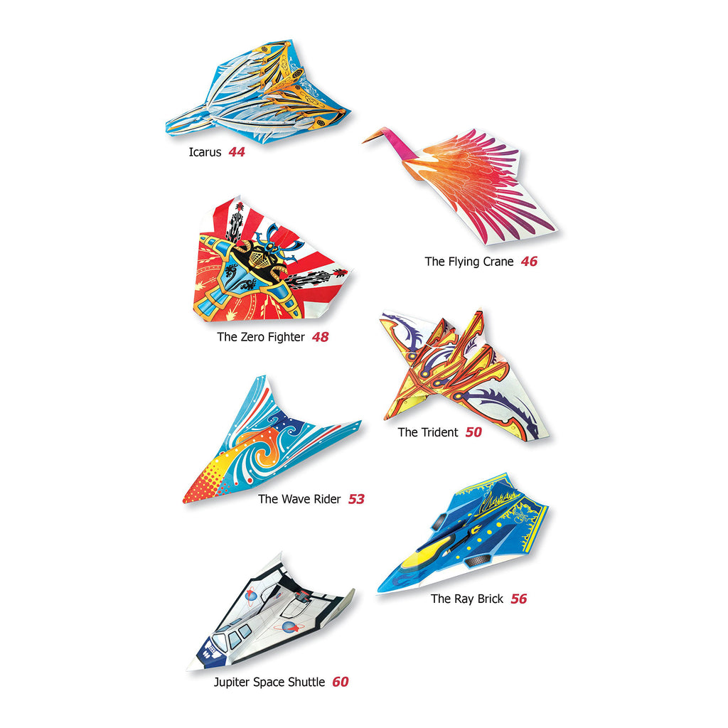 Out of This World Paper Airplanes Kit