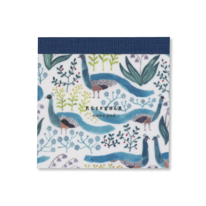 Peacock Memo Pad