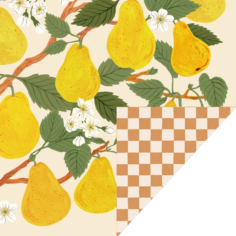 Pear Orchard Double Sided Wrap