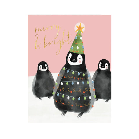 Merry & Bright Penguin Card Pack