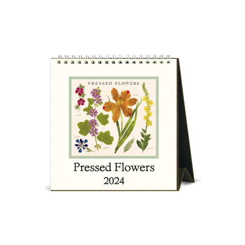 2024 Pressed Flowers Desk Calendar