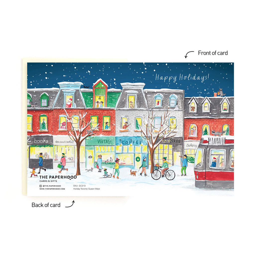 Holiday Toronto Queen Street Single Card