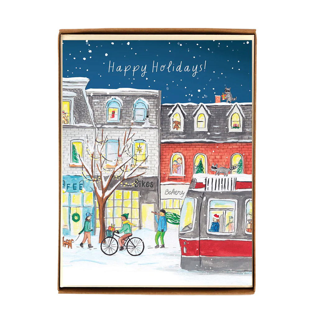 Holiday Toronto Queen Street Boxed Cards