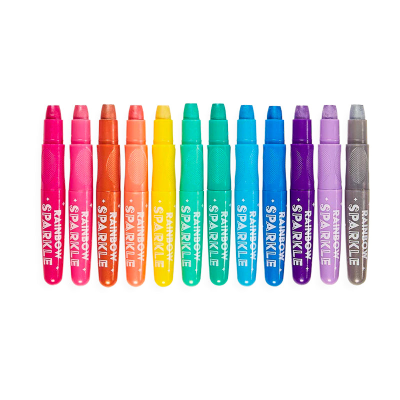 Rainbow Sparkle Metallic Watercolour Gel Crayons