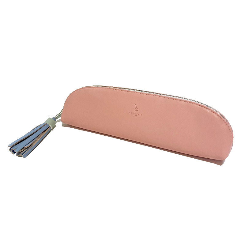 Luxe Slim Pencil Pouch - Rose Pink