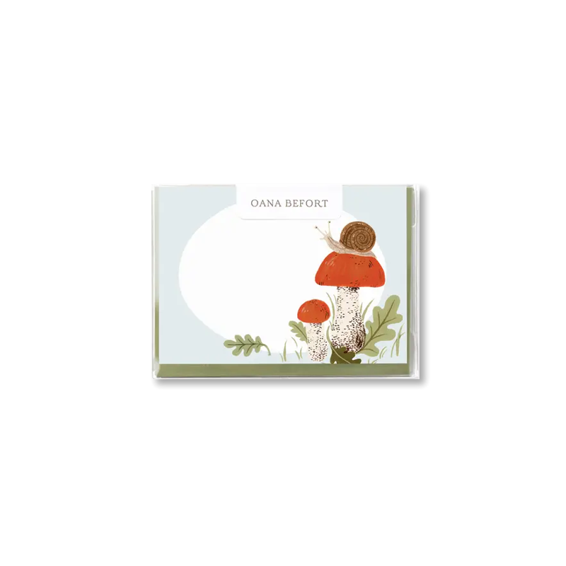 Snail Mini Boxed Cards - Set of 8