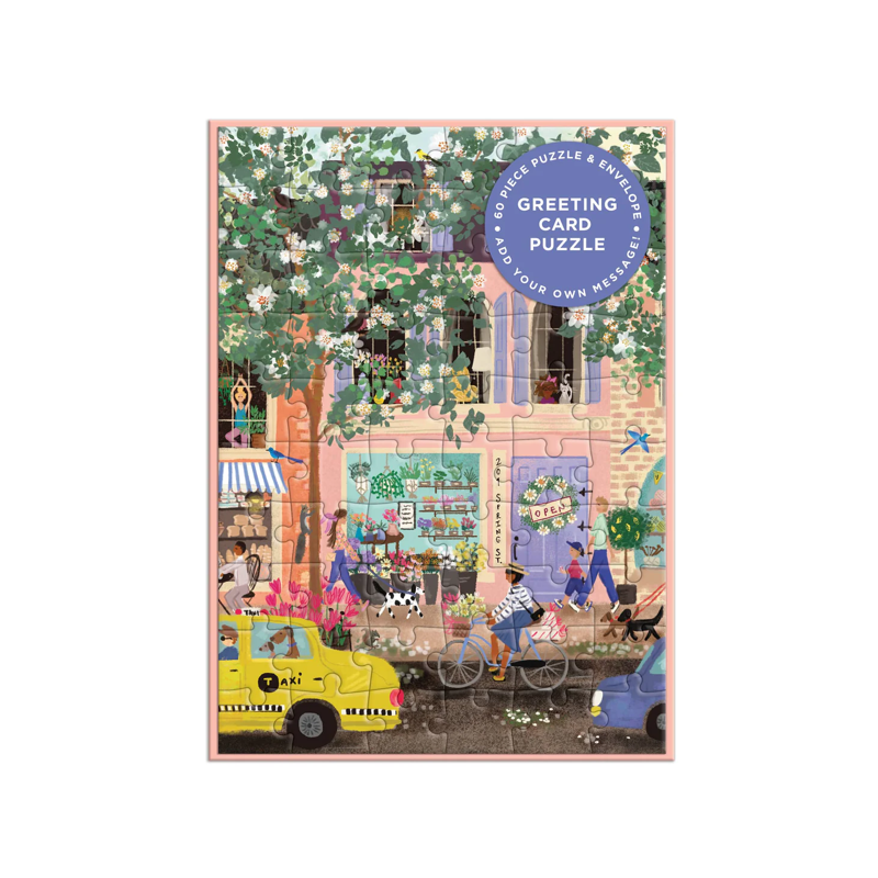 Spring Street Puzzle Card
