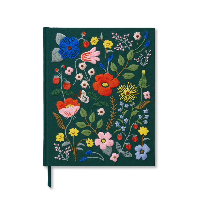 Rifle Paper Co. Strawberry Fields Embroidered Sketchbook