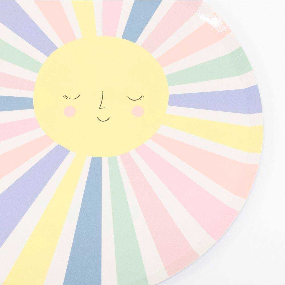 Rainbow Sun Large Plates