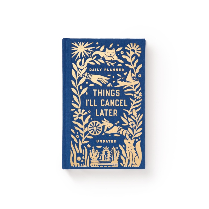 Things I'll Cancel Later Undated Planner