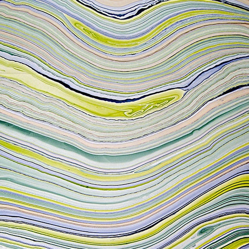 Thai Marbled Paper - Ammolite