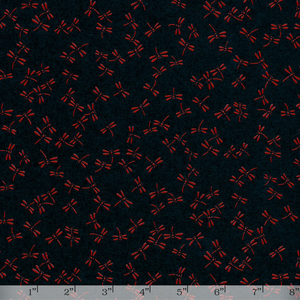 Lacquered Yuzen - Dragonfly Red