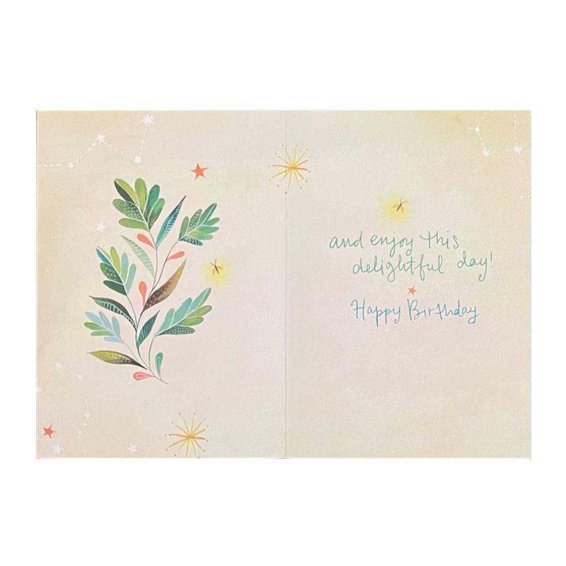 Firefly Jar Birthday Single Card