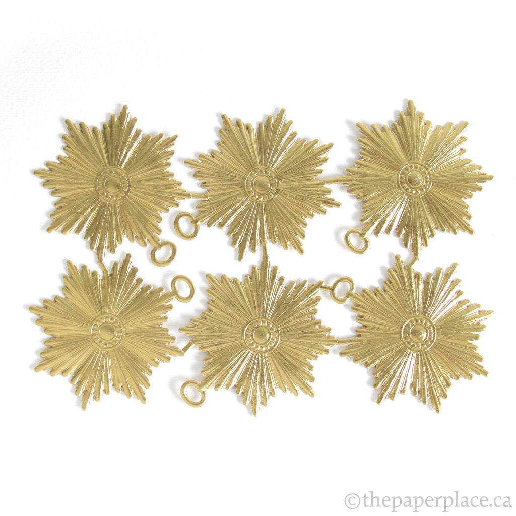 Dresden Trim - Ornament - Double-Sided Gold