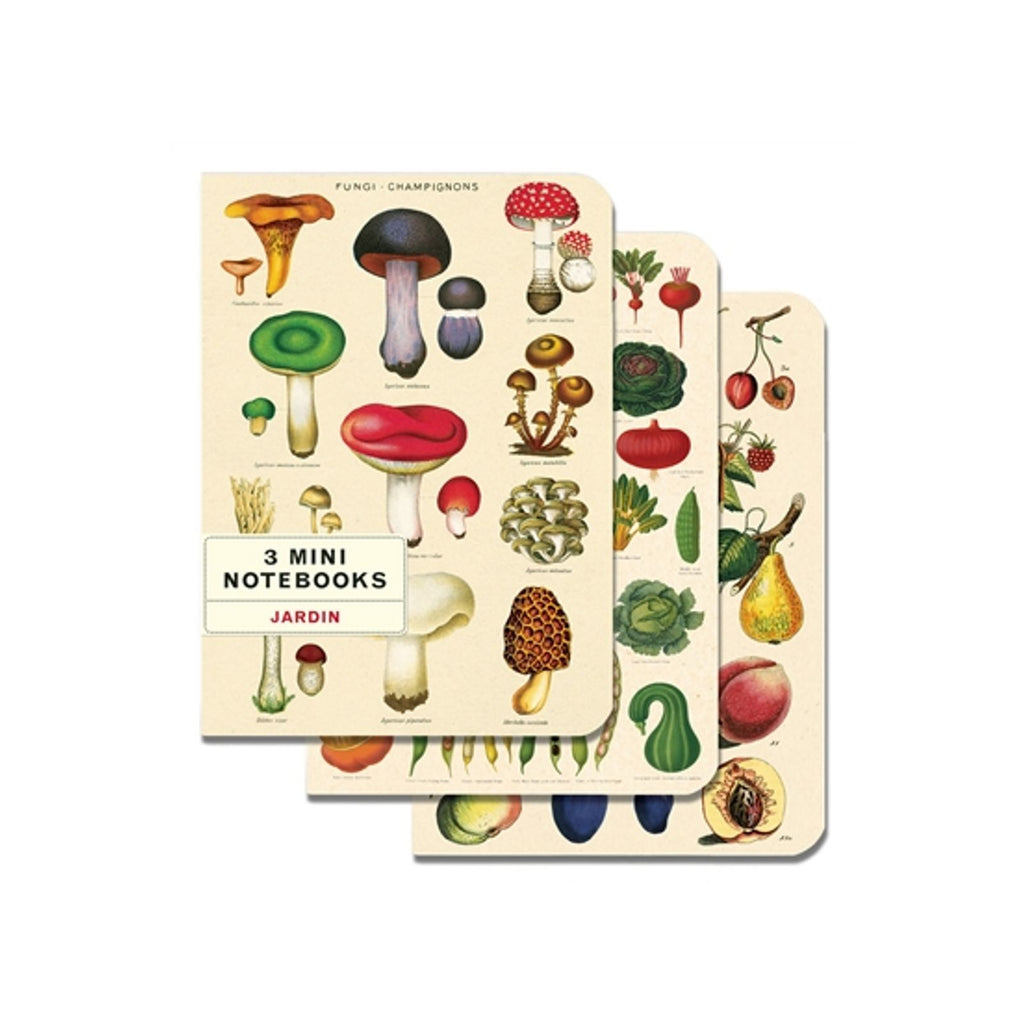 Cavallini Mini Le Jardin Notebook Set/3