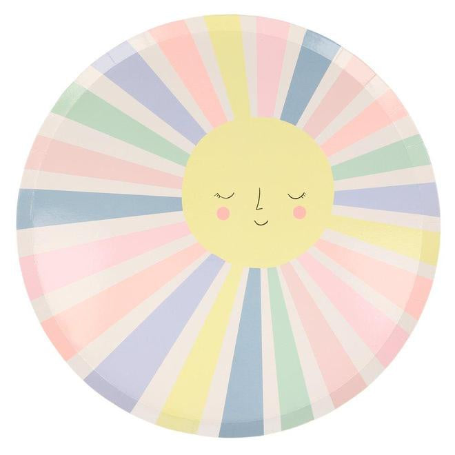 Rainbow Sun Large Plates