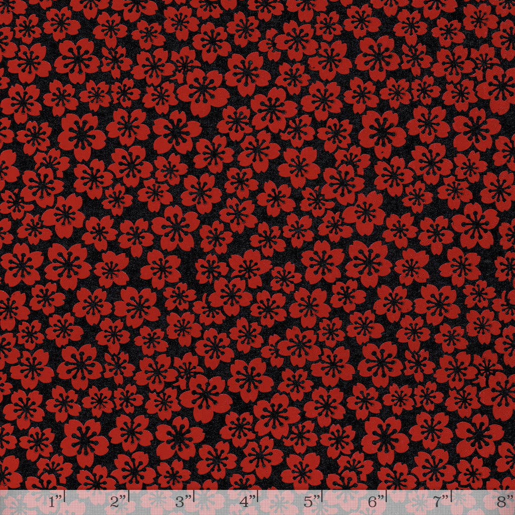 Lacquered Yuzen - Sakura Red