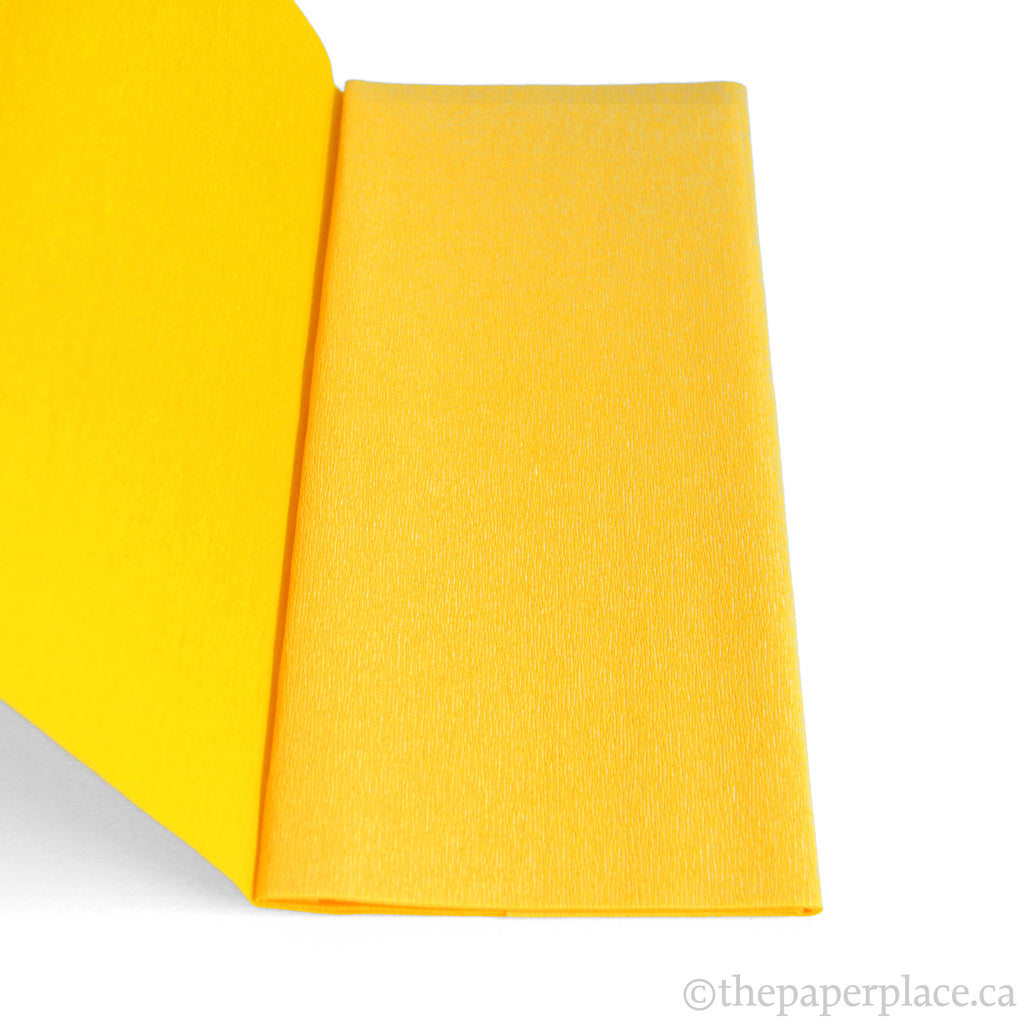 90g Double-Sided Crepe - Goldenrod/Buttercup