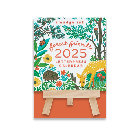 2025 Forest Friends Desk Calendar