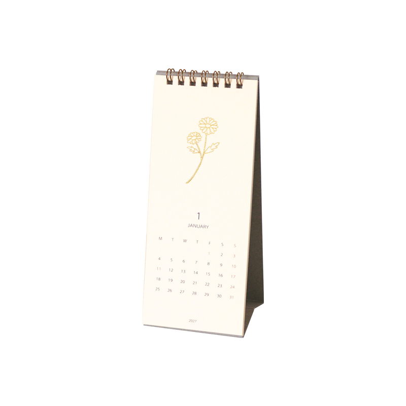 2027 Flora Desk Calendar