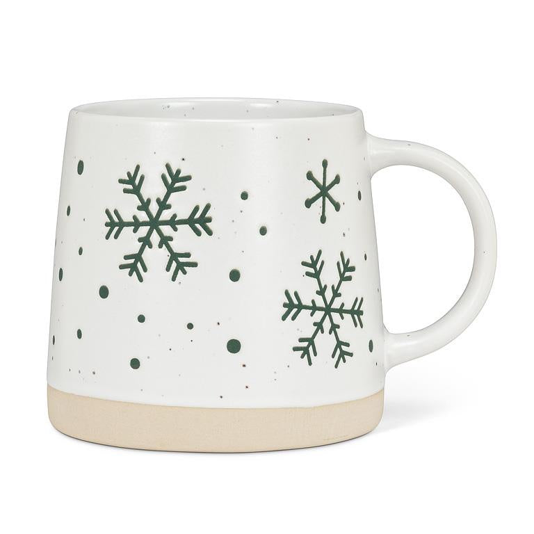 Snowflakes Stoneware Mug