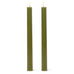 Ridged Taper Candles - Green