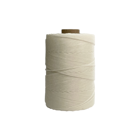 4-Ply Wax Linen Thread White - 10yrds