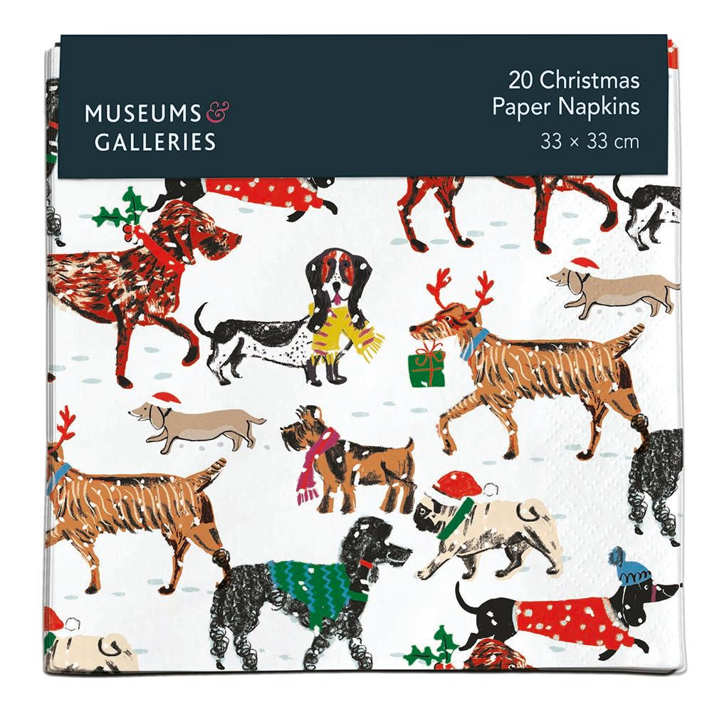 Winter Walkies Paper Napkins
