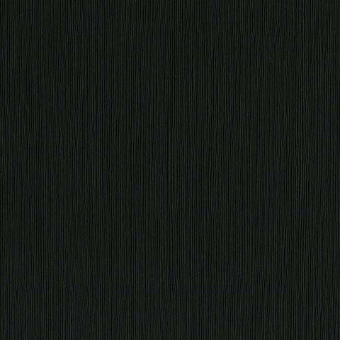 Linen Cardstock Black