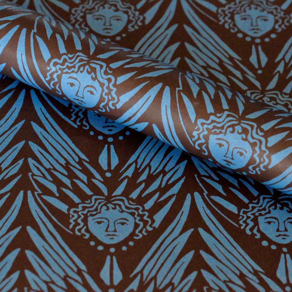 Bruised Copper Suffolk Angels Gift Wrap