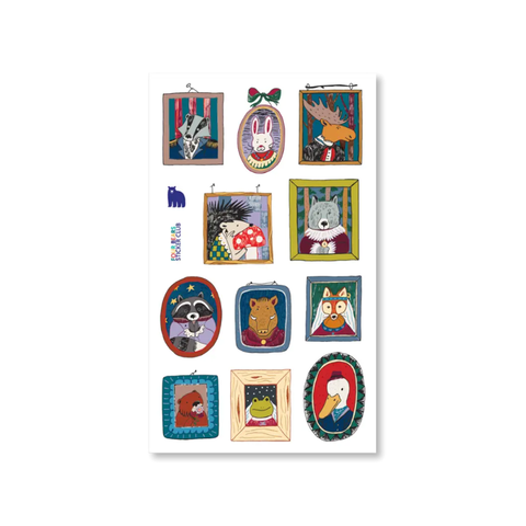 Animal Portraits Sticker Sheet