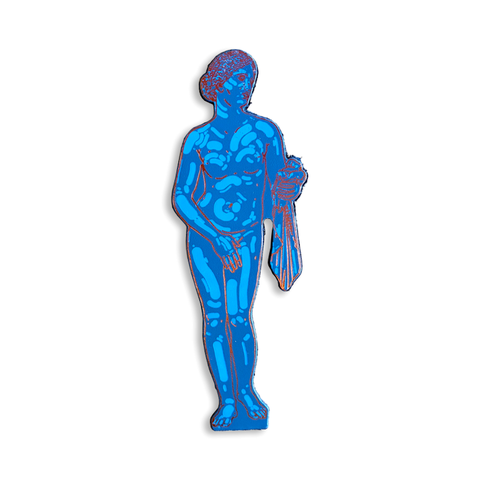 Aphrodite Leather Bookmark - Blue