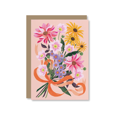 Autumn Bouquet Single Card
