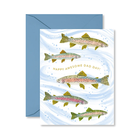 Awesome Dad Day Single Card