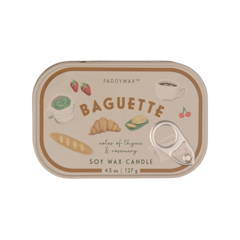 Baguette - 4.5 oz Tin Candle
