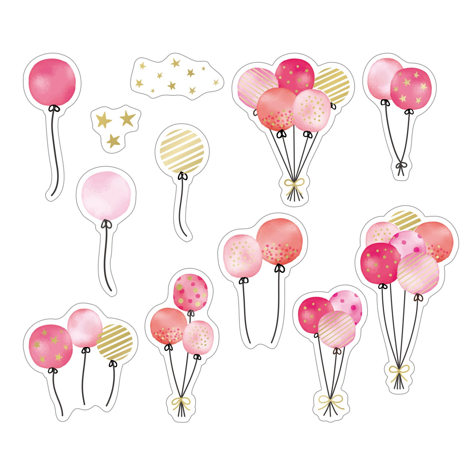 Transparent Balloon Stickers – The Paper Place