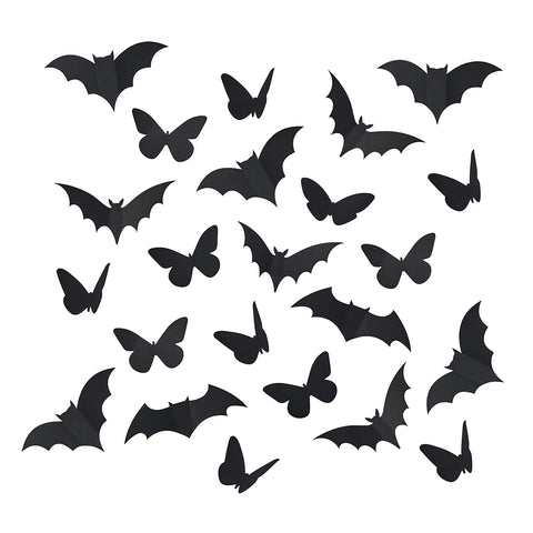 3D Bats & Butterfly Decorations