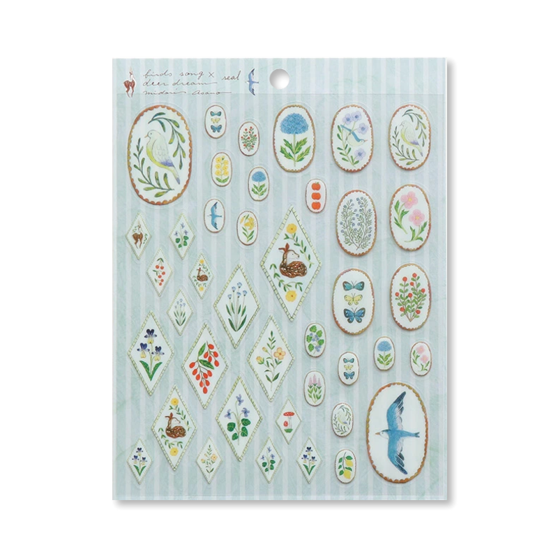 Birds Song & Deer Dream Sticker Sheet