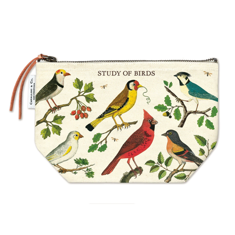 Birds Vintage Pouch