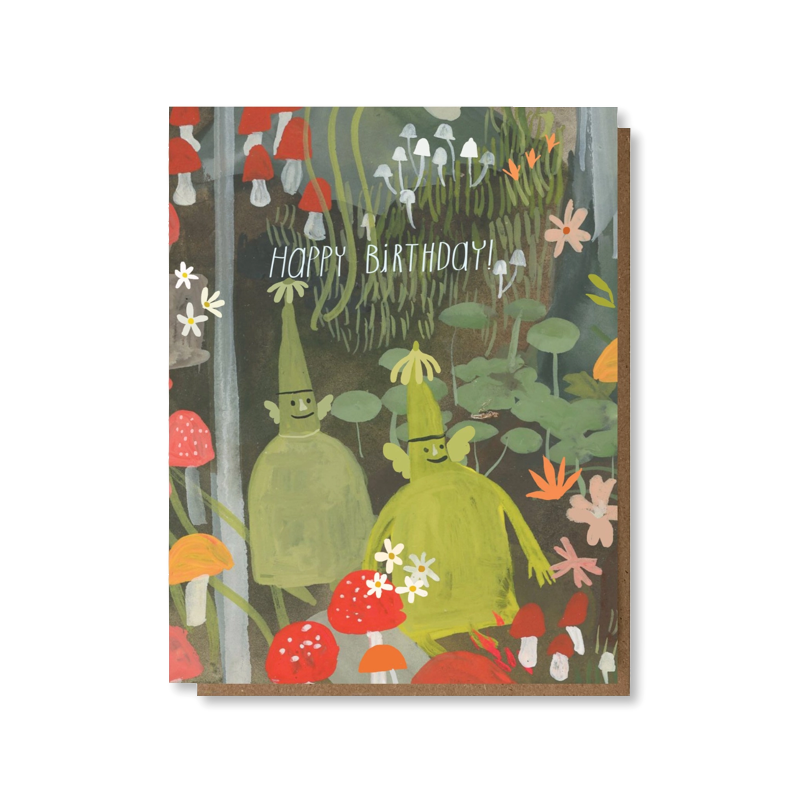 Birthday Gnomies Single Card