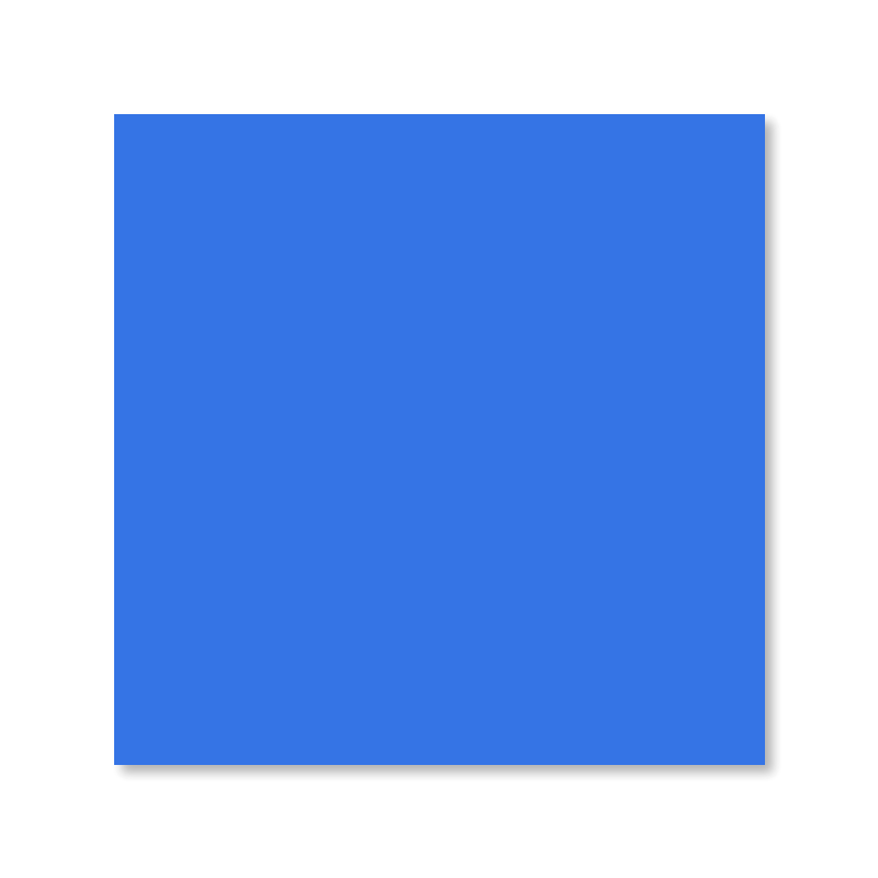 15cm Single Colour Blue - 100 Sheets