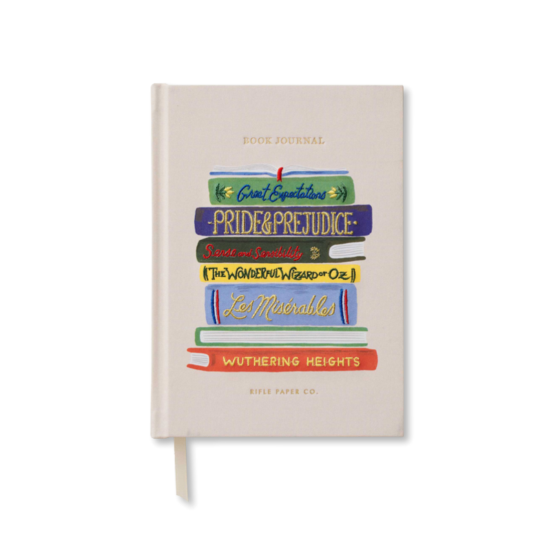 Rifle Paper Co. Book Club Embroidered Notebook