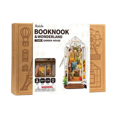 Garden House DIY Miniature Book Nook Kit